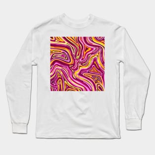 Antique Fuschia and Aureolin Inkscape Long Sleeve T-Shirt